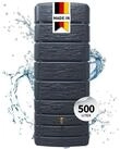 4rain Regentonne SLIM STONE DECOR Wandtank 500 Liter graphite grey