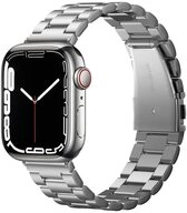 Spigen Smartwatch-Armband Gliederarmband Edelstahlarmband Wechselarmband, Edelstahl,