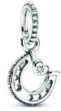 Pandora Bead Silber Charm-Hufeisen