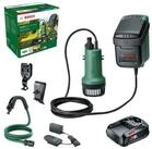 Bosch Home & Garden Akku-Gartenpumpe GardenPump 18V-2000, Regenwasserpumpen mit...