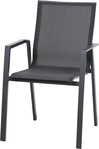 Siena Garden Gartensessel RENO Stapelsessel, Gestell aus Aluminium, Ranotex&reg; Bezug