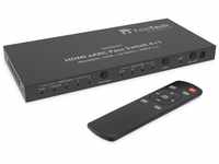FeinTech HDMI-Splitter VAX04101 HDMI eARC Pass Switch 3 In 1 Out +...