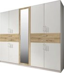Wimex Kleiderschrank Taiga Kleiderschrank mit Spiegel mit Schubladen auf bequemer