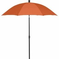 Siena Garden Sonnenschirm CITY Push Mittelstockschirm &Oslash;180 cm terracotta...