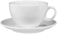 Seltmann Weiden Cappuccinotasse VIP. Milchkaffeetasse mit Untertasse 370 ml,...