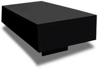 vidaXL Ablagetisch, Couchtisch Hochglanz Schwarz