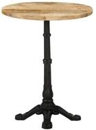 vidaXL Esstisch, Bistrotisch &Oslash;60x76 cm Raues Mangoholz