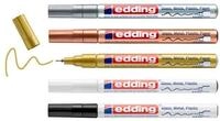 edding Marker 780 Glanzlack-Marker Metallic Basic, 5 St&uuml;ck