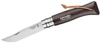 Opinel Fischmesser Opinel No 08 Colorama Earth schwarz Taschenmesser