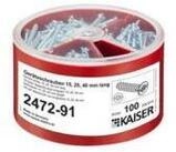 Kaiser Schraube Kaiser Ger&auml;teschrauben-Box je 100 3,2x15/25/40 2472-91