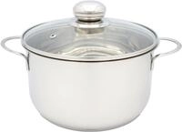 Kr&uuml;ger Fleischtopf Saturn, Edelstahl (1-tlg), Glasdecke f&uuml;r praktisches Sichtkochen