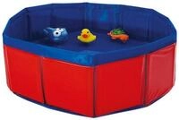 Nobby Hundepool Katzenpool mit Spielzeug rot/blau