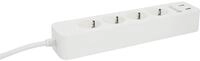 UNITEC Unitec Steckdosenleiste 4-fach 1,8 m Wifi wei&szlig;, Steckdosenleiste, Wifi