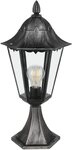 EGLO Sockelleuchte Navedo Sockellampe, Au&szlig;enlampe aus Aluguss und Glas, E27, IP44,