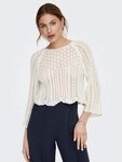 ONLY Rundhalspullover ONLNOLA LIFE 3/4 PULLOVER KNT NOOS