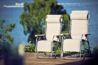 Fiam Gartenliege Movida Soft aus Aluminium, Natur, stufenlos verstellbar,...