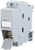 Metz Connect REGplus IP20 C6Amodul 180&deg; M Netzwerk-Panel (130B117003-E)