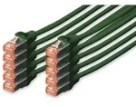 Digitus CAT 6 S/FTP Patchkabel, 10 St&uuml;ck Netzwerkkabel