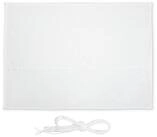 relaxdays Sonnensegel Wei&szlig;es Sonnensegel rechteckig, 2,5 x 3,5 m