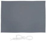 relaxdays Sonnensegel Graues Sonnensegel rechteckig, 2,5 x 3,5 m