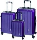 CHECK.IN&reg; Kofferset Check.IN 3-tlg. Kofferset LONDON 2.0 mit 4 Rollen - lila