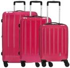 CHECK.IN&reg; Kofferset London 2.0 Trolley-Set 3tlg. (pink), 4 Rollen Rollen