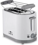 Lentz 2-in-1-Toaster Toastautomat, Br&ouml;tchentoaster, R&ouml;ster, 2 kurze Schlitze,...