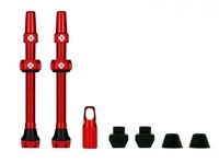 Muc-Off Fahrradreifen Muc Off Tubelessventil V2 SV 44mm rot Aluminium