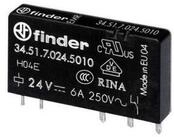 finder Zeitrelais Finder 34.51.7.024.5010 Printrelais 24 V/DC 6 A 1 Wechsler 1...