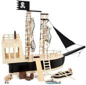 small foot Piratenschiff - schwarz