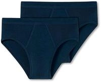 2 Schiesser Sportslips - Herren - Gr. M/5 - dunkelblau