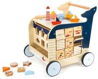 small foot Activity Lauflernwagen &raquo;Wal&laquo; - dunkelblau