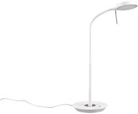 Trio LED-Tischleuchte &raquo;Monza&laquo; - 19x46x57cm - wei&szlig; - Metall