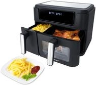 Steba Doppel-Hei&szlig;luftfritteuse - silber