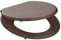 Tchibo - MDF WC-Sitz Dark Wood - dunkelbraun