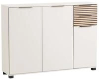 Tchibo - Schuhschrank &raquo;Alexa&laquo; - 142x35x105,5cm - schwarz - Holz / Metall /