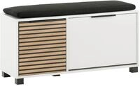 Tchibo - Schuhbank &raquo;Loft&laquo; - 98,5x33x47cm - schwarz - Holz / Metall