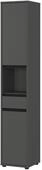 Tchibo - Hochschrank &raquo;Lemont&laquo; - 33x34x181cm - grau -