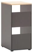 Tchibo - Unterschrank &raquo;Solea&laquo; - 45x60x96cm - anthrazit - Holz / Metall / Kunststoff