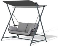Leco Hollywoodschaukel - 171x130x173cm - anthrazit -