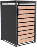 Tchibo - M&uuml;lltonnenbox - 68x80x116cm - anthrazit - Stahl