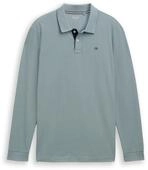 Tom Tailor Longsleeve Piqu&eacute; Poloshirt - Herren - Gr. XL - grau
