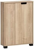 Tchibo - Kommode &raquo;Emmik&laquo; - 60x19,5x85cm - schwarz - Holz / Kunststoff / Metall