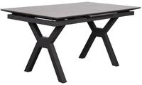 deVries Ausziehtisch 160/210 - 160x77x90cm - anthrazit - Aluminium / Edelstahl