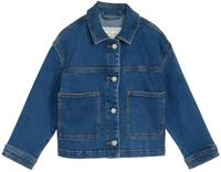 Tom Tailor Kinder-Basic-Jeansjacke - M&auml;dchen - Gr. 152 - dunkelblau