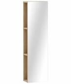 Tchibo - Spiegelregal &raquo;Piazza&laquo; - 30x19,6x110,6cm - braun - Holz / Glas / Metall
