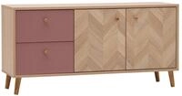 Tchibo - Lowboard &raquo;Visby&laquo; Eichen-Fischgr&auml;ten-Dekor - 109x33x54,1cm - braun - Holz