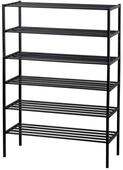 Tchibo - Woood Schuhregal &raquo;Ferro&laquo; - 85x35x120cm - schwarz - Metall