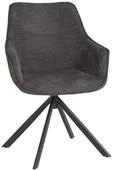 deVries Diningsessel &raquo;San Carlo&laquo; - 57x67x87cm - dunkelgrau - Polyester /...