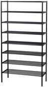 Tchibo - Woood Schuhregal &raquo;Ferro&laquo; - 85x35x160cm - schwarz -